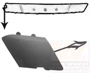 VAN WEZEL 3753587 -  Заслонка, буксирный крюк